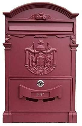 NC Letter Box Cages - Wall Mounted Metal Mailbox with Key, Large Capacity Galvanized Steel Post Box for Outdoor Use | Ideal for Commercial, Rural, Home & Office | Secure Parcel Drop Box & Suggestion Box (Model 1106)