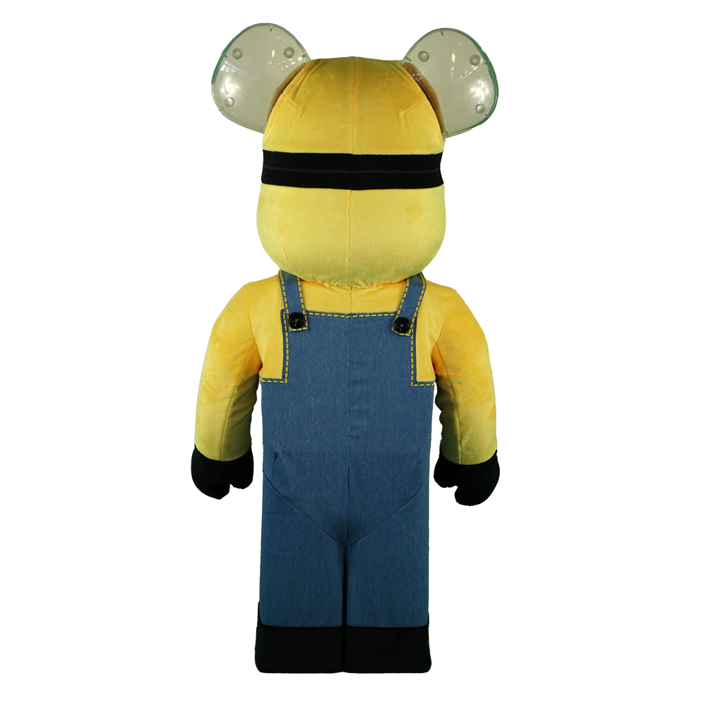 1000% Bearbrick Stuart Costume Version - Limited Edition Collectible Art Toy for Display & Home Decor - Perfect for Anime Fans, Art Collectors, and Gift Giving