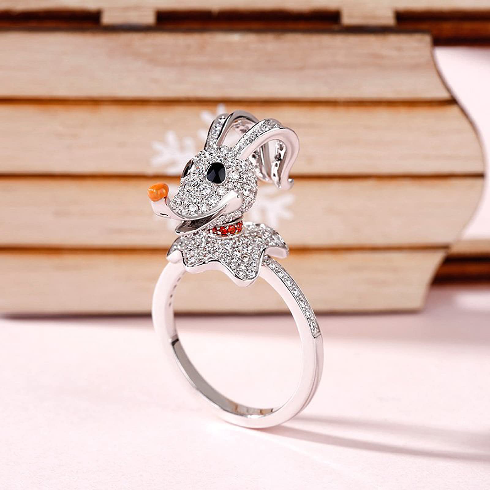 Jeulia Sterling Silver Round Cut Hug Me Ring for Women - Elegant Promise, Engagement & Wedding Band, Anniversary & Christmas Gift with Jewelry Box - Perfect for Proposals, Bridal Jewelry & Special Occasions