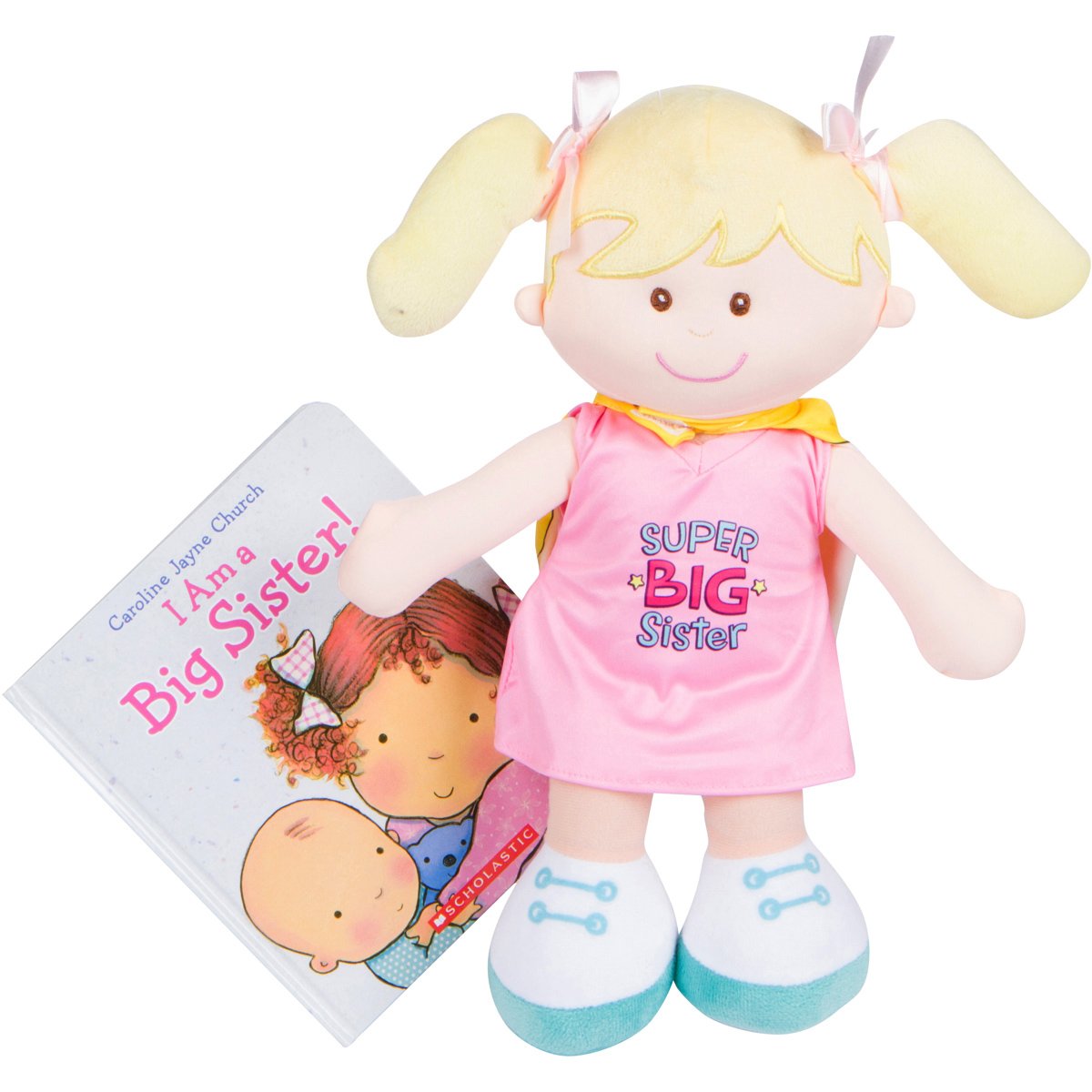 Super Big Sister Doll Gift Set with Book - Perfect for New Siblings