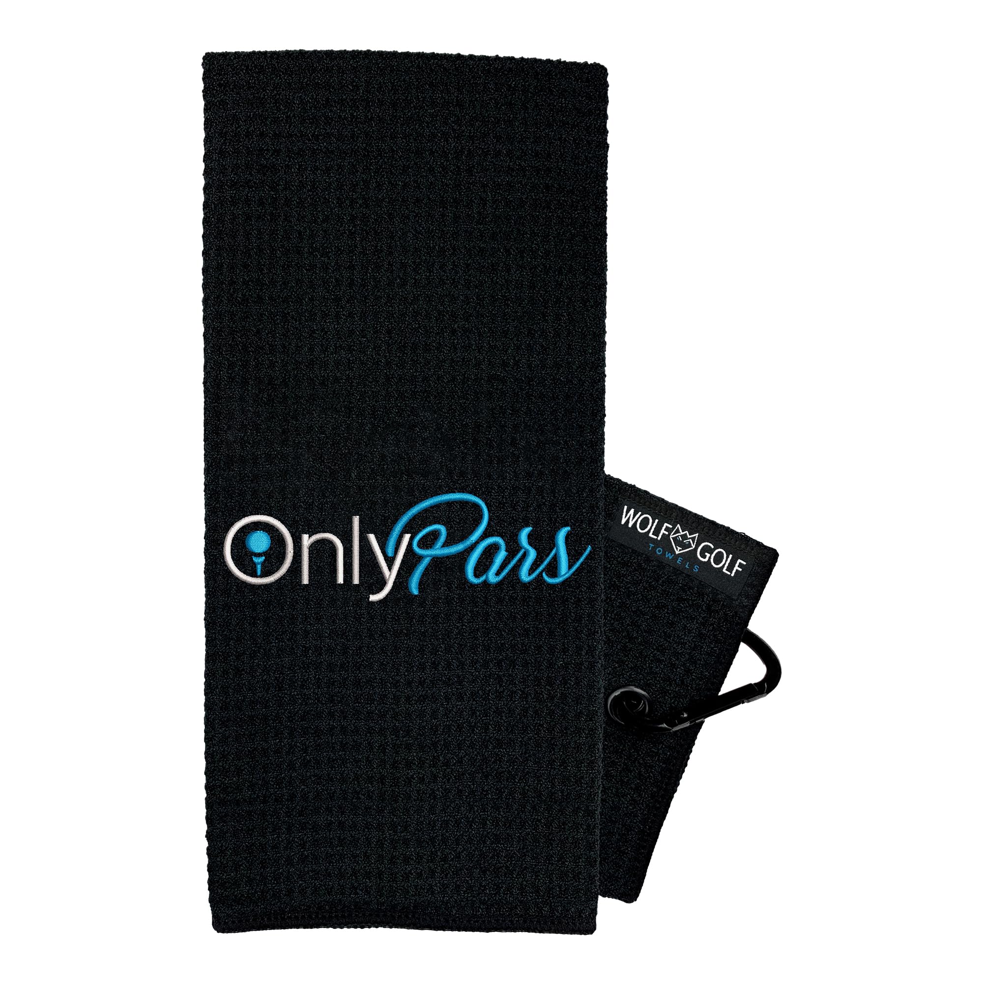 Premium Wolf Golf Towels for Men - Embroidered Funny Golf Accessories - Ideal Golf Gifts & Tournament Prizes - Perfect for Course Play, Practice Sessions & Clubhouse Use