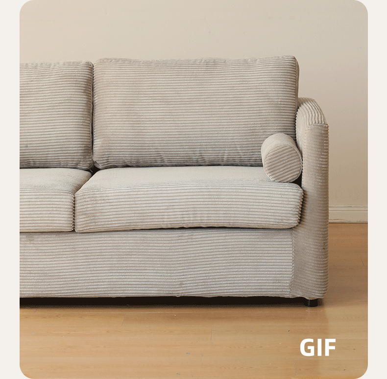 Modern Fabric Straight Double Seat Sofa - Comfortable and Stylish for Living Room, Lounge, or Office