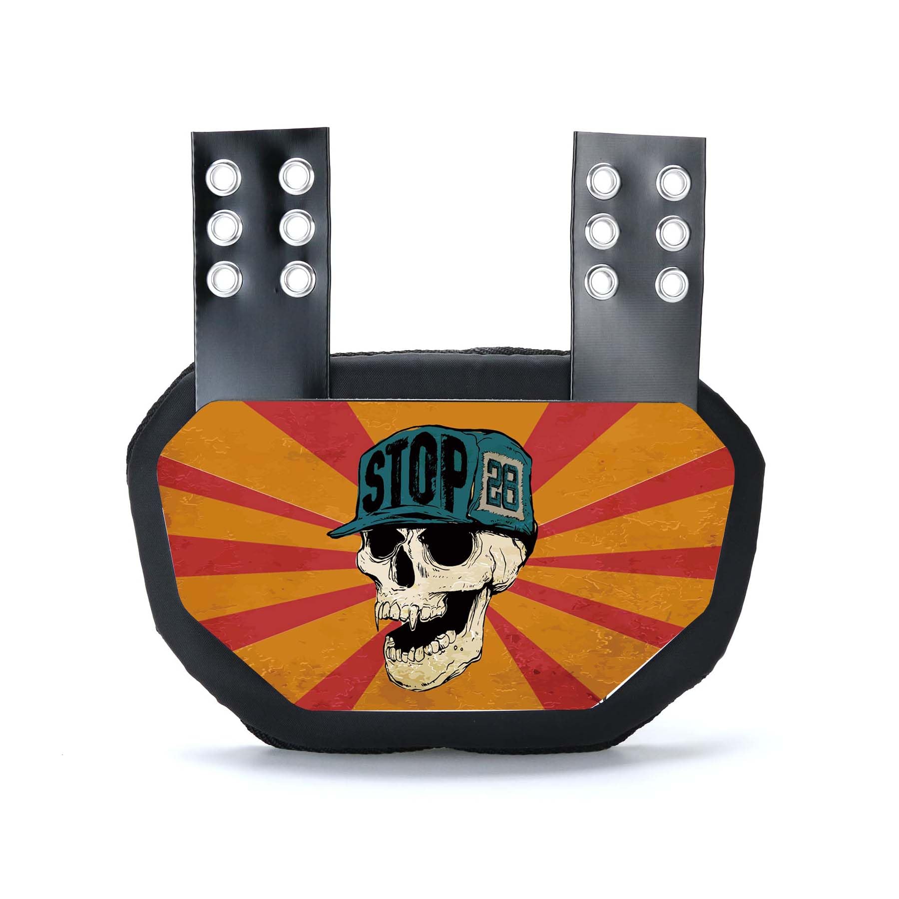 Football Back Plate - High Impact Rear Protector for Youth & Adult Shoulder Pads | Lower Back Protection for Football Players | Perfect for Training, Games & Contact Sports