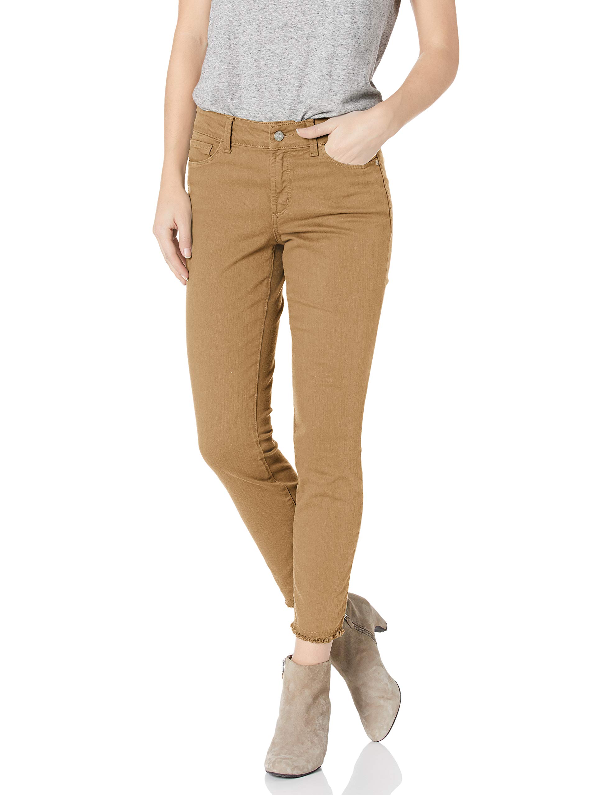 NYDJ Women's Alina Skinny Ankle Jeans with Hem - Comfortable Stretch Denim Pants for Work, Casual & Everyday Wear