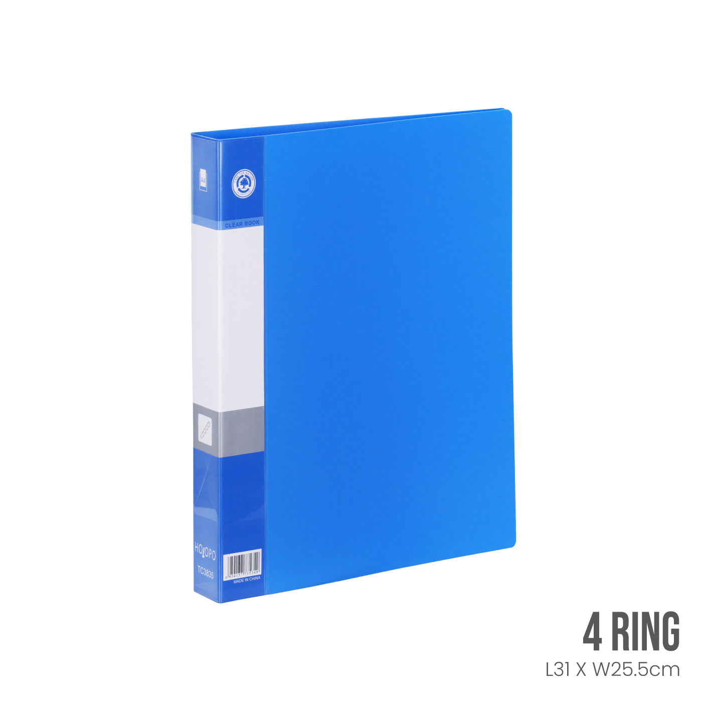 4 Ring File 40mm/TC3835 (HFH4258) - Heavy Duty Binder for Office, School & Home Organization - Perfect for Documents, Reports & Presentations
