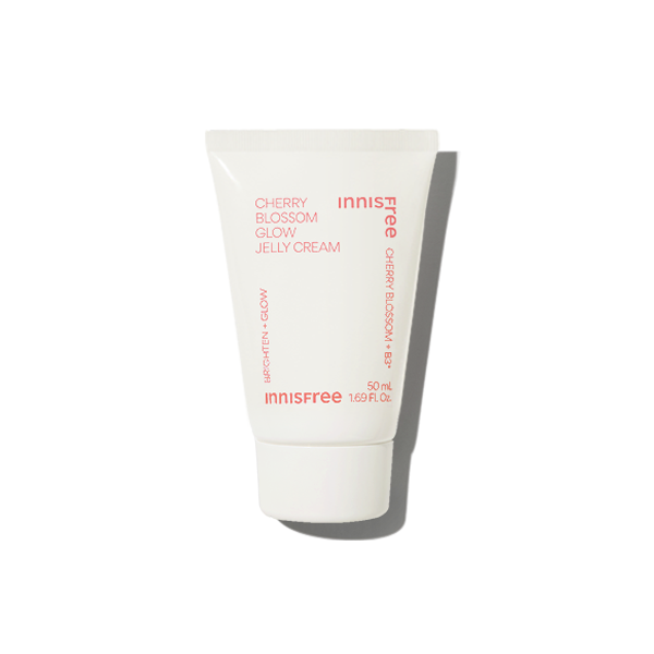 Innisfree Cherry Blossom Glow Jelly Cream - Hydrating & Brightening Face Moisturizer for Dewy Skin | Perfect for Day & Night Skincare Routine