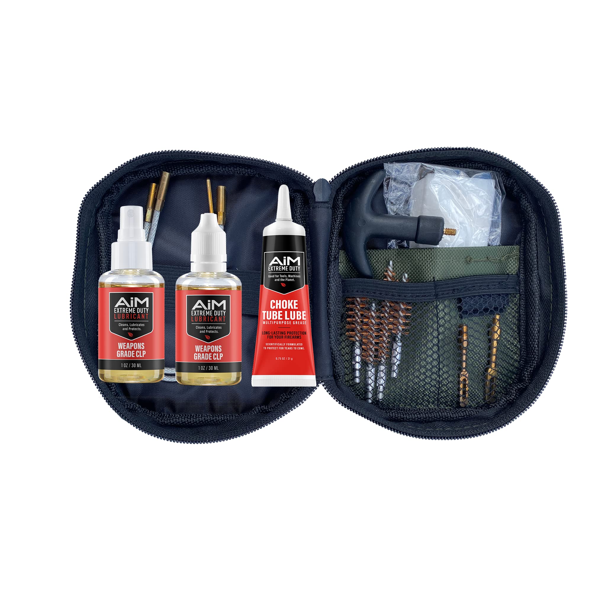 Planet Safe CLP AiM Weapon Grade Lubricant & Gun Cleaning Kit - Made in USA | Gun Oil, Cleaner & Lubricating Oil for Pistols | Shooters Lube & Gun Lube for Firearm Maintenance | Perfect for Range Days, Hunting & Long-Term Firearm Storage