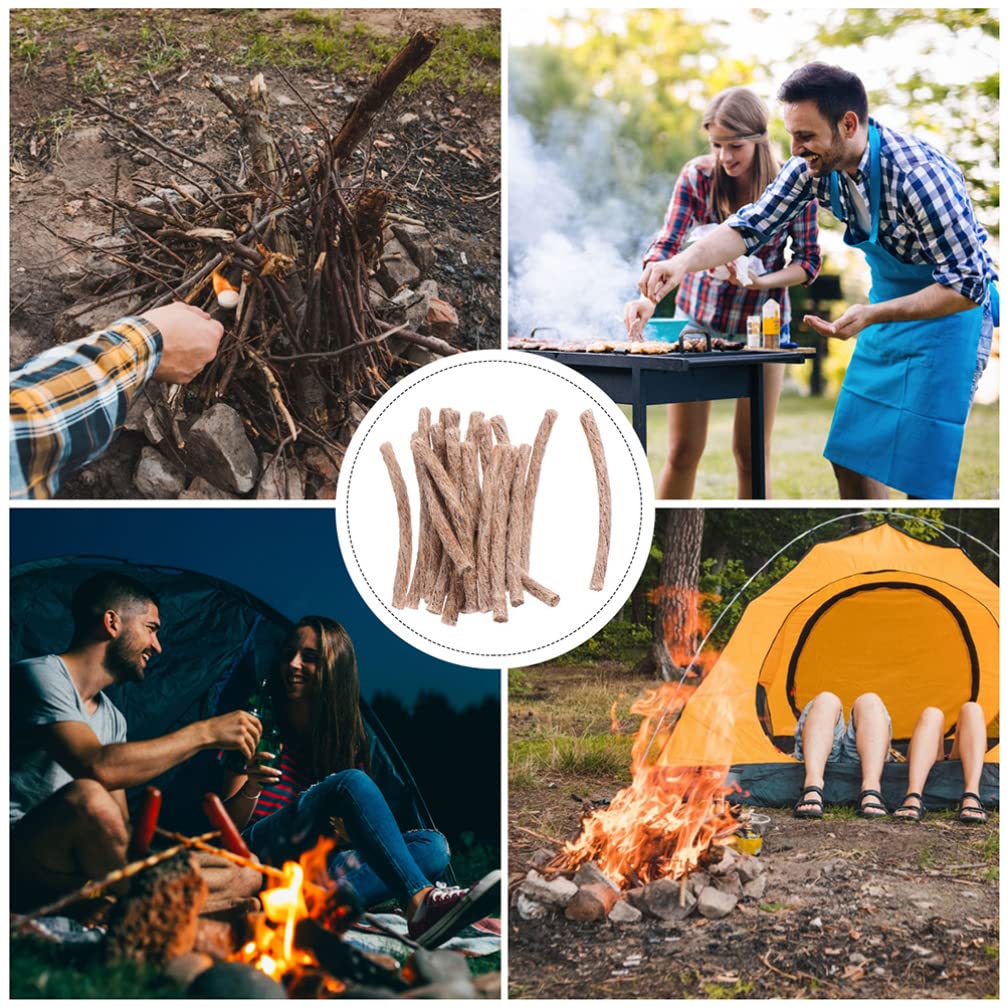 BESPORTBLE 30-Piece Grilling Accessories Set - Fire Starter Rope, Kindling Catcher & BBQ Tools for Outdoor Cooking | Perfect for Camping, Backyard BBQs, and Picnics