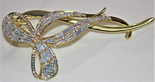 AB Beauty House Women's Floral Hair Clips - Crystal Hair Comb Pins & Barrettes for Girls, Bridal Hair Accessories (1 Piece) | Perfect for Weddings, Parties & Everyday Styling