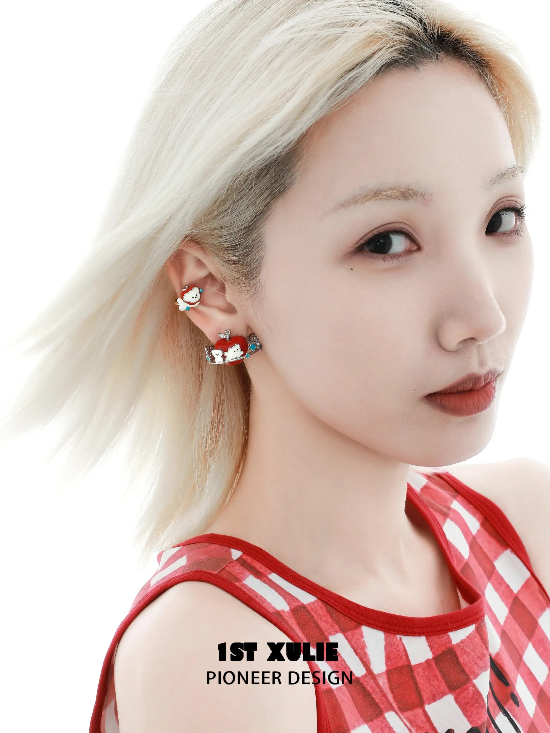 18k Platinum Plated Cute Kitten & Puppy Earrings for Women - Perfect Gift for Pet Lovers, Valentine's Day & Everyday Wear