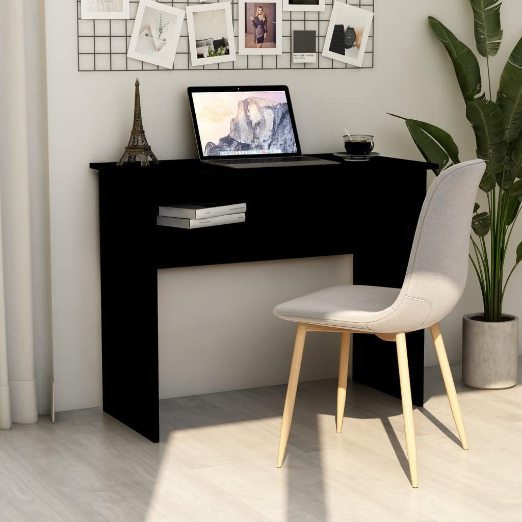 Modern Computer Desk with Storage Shelf - 35.4
