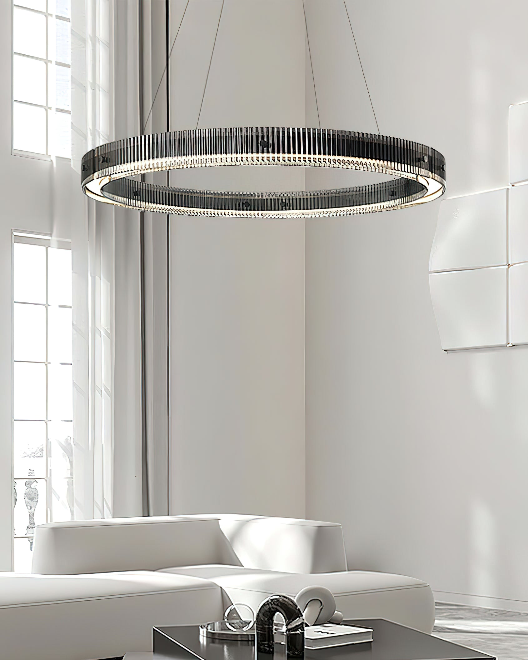 Merope Chandelier - Elegant Crystal Ceiling Light Fixture for Dining Room, Living Room & Bedroom | Modern Home Decor Lighting