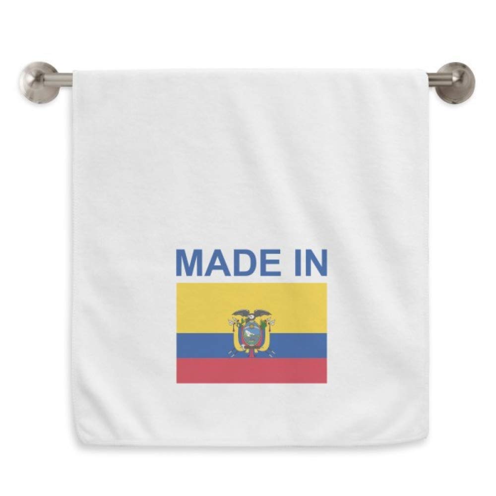 DIYthinker Ecuadorian Love Circlet Soft White Towel Set - 13x29 Inch Bath & Hand Towels for Spa, Gym, and Home Decor | Premium Washcloths
