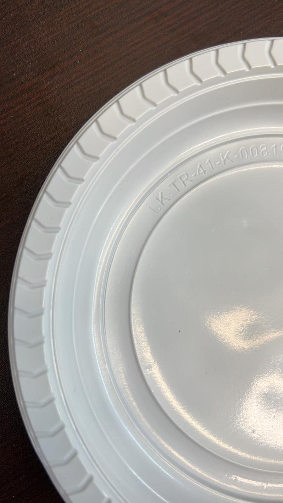 Nicole Fantani 7-Inch Disposable Round White Plastic Salad Plates - Microwave Safe, Bulk Pack of 2000 - Perfect for Restaurants, Hotels, Delis & Elegant Parties - Ideal for Thanksgiving, Christmas, Weddings & Catering Events