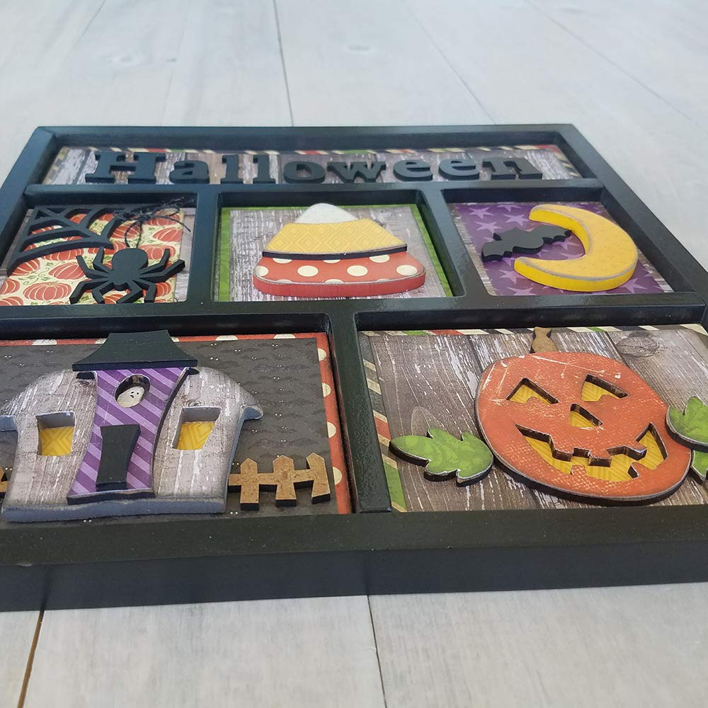 Foundations Decor Shadow Box Kit - DIY Halloween Home Decor for Spooky Party, Haunted House & Seasonal Display