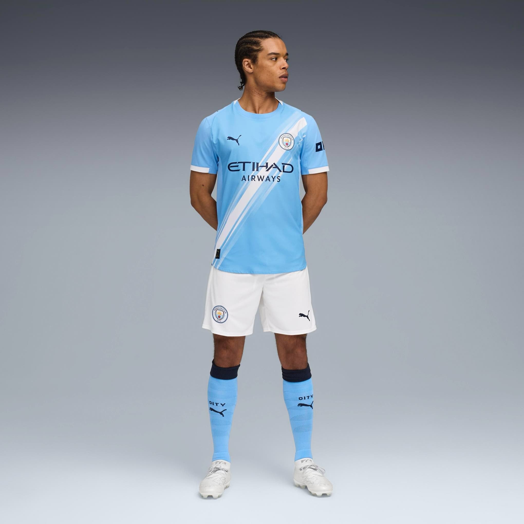 Manchester City 25/26 Authentic Home Jersey - Official Football Shirt for Fans & Players - Perfect for Matchdays, Training & Casual Wear
