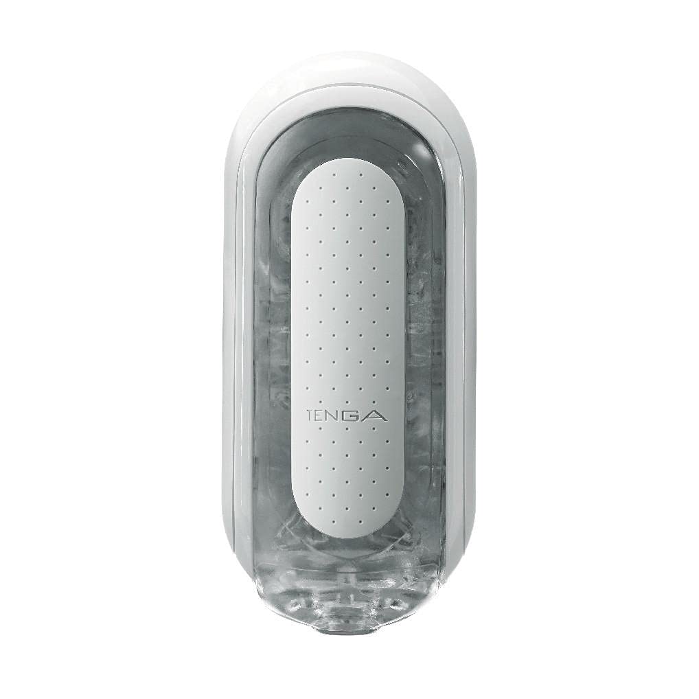TENGA FLIP 0 (Zero) Reusable Male Masturbator - White Pleasure Toy Cup for Men | Personal Massager & Adult Sex Toy | Perfect for Solo Play & Discreet Pleasure