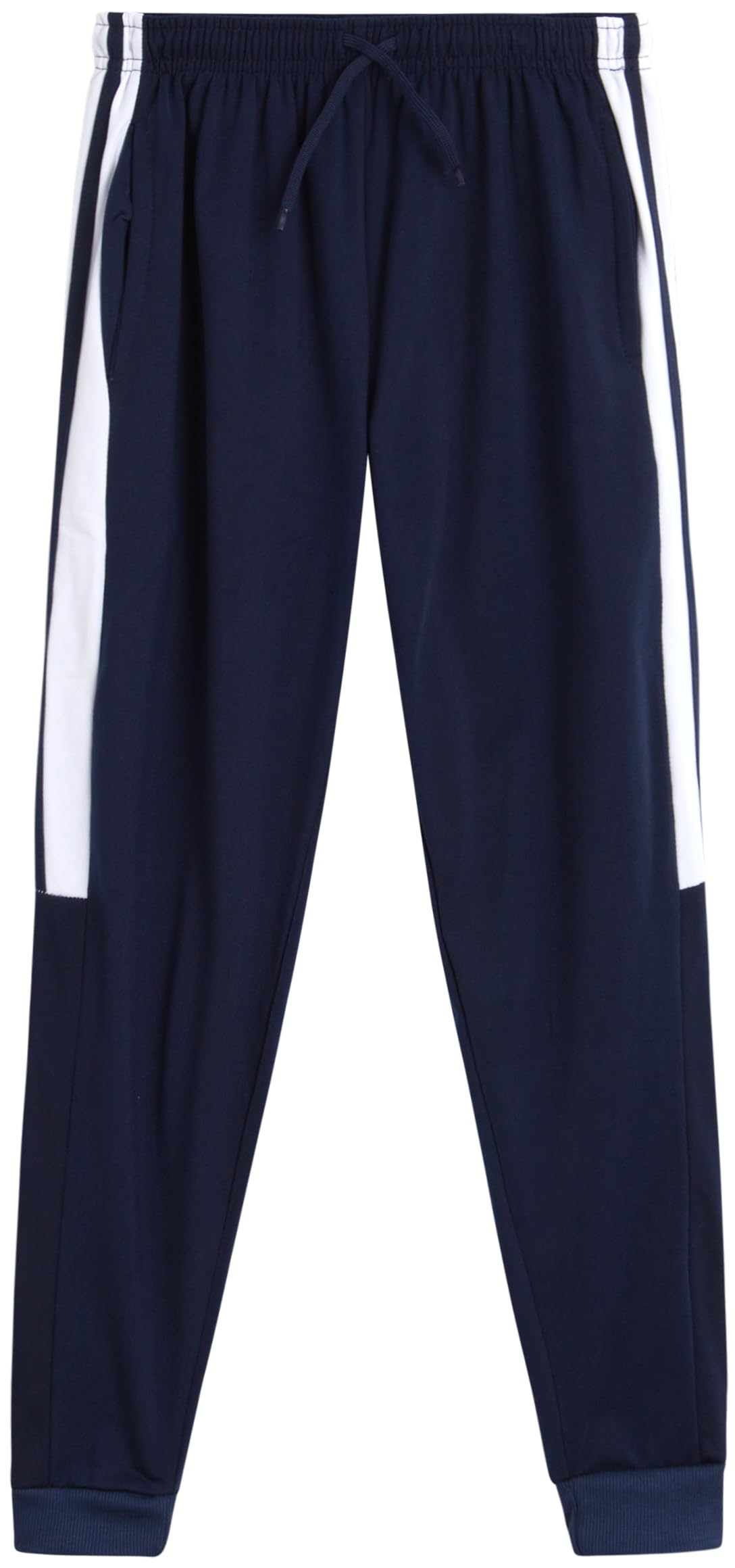 Boys' Jogger Pants 2-Pack - Soft Athletic Tricot Sweatpants for Active Boys (Sizes 8-18) - Perfect for School, Sports & Casual Wear