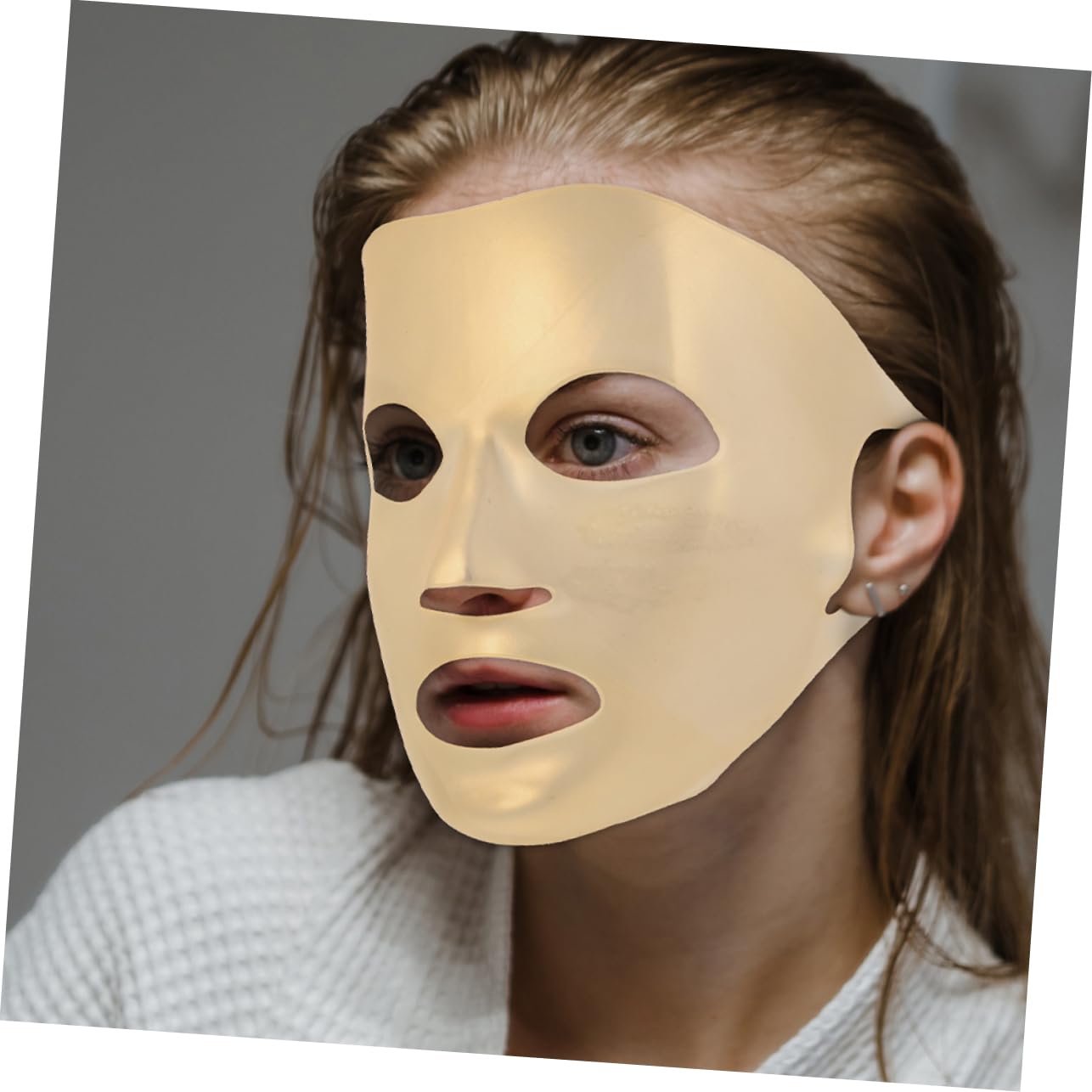 6-Piece Reusable Facial Mask Set - Sleep, Forehead, Lip & Brow Collagen Skincare Mask for Overnight Beauty Treatment | Hydrating Jelly Face Cover for Nighttime Skin Care Routine