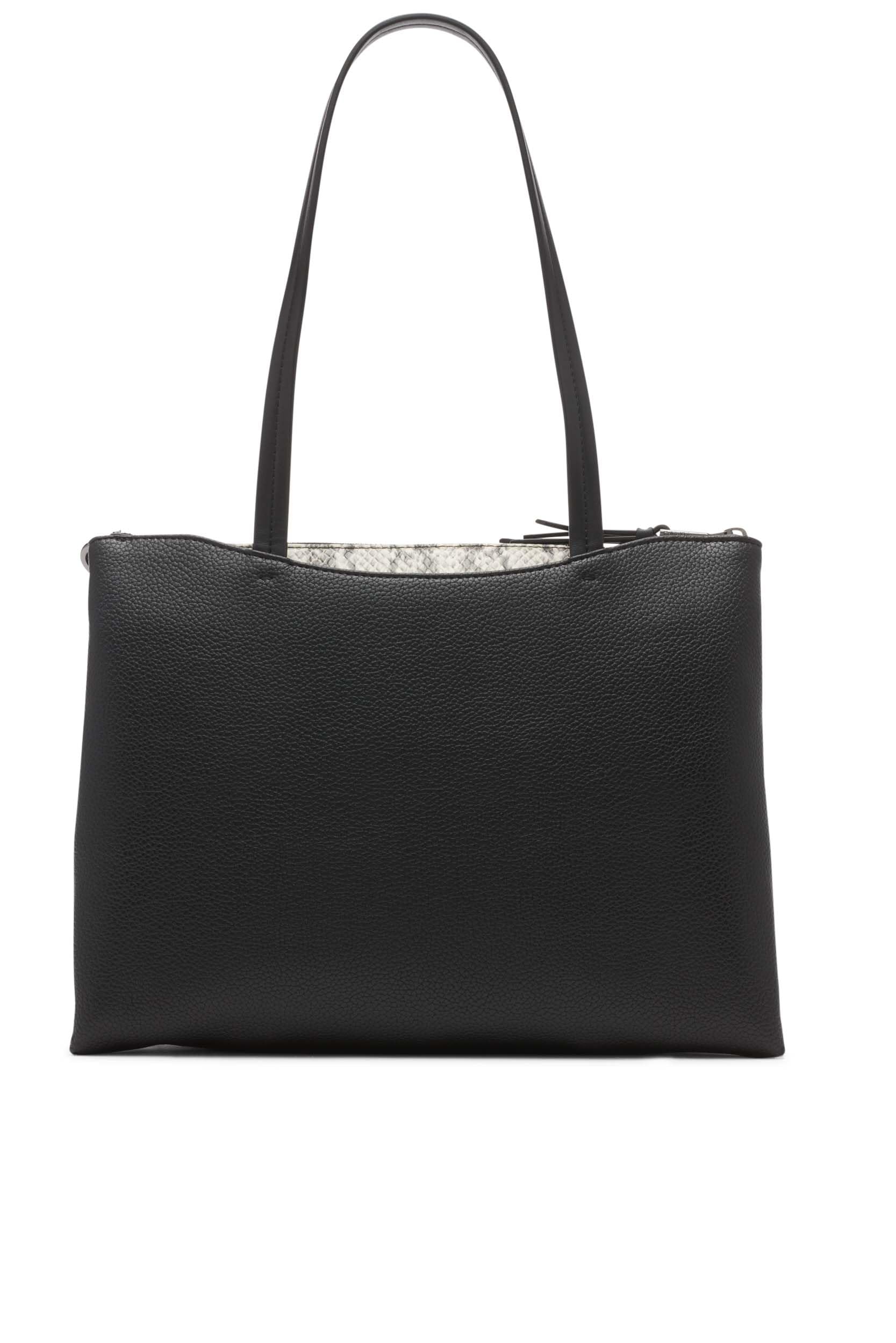 Calvin Klein Chrome Organizational 2-in-1 Tote Bag for Women | Stylish Work & Travel Laptop Tote with Multiple Pockets | Perfect for Office, Commute & Weekend Getaways