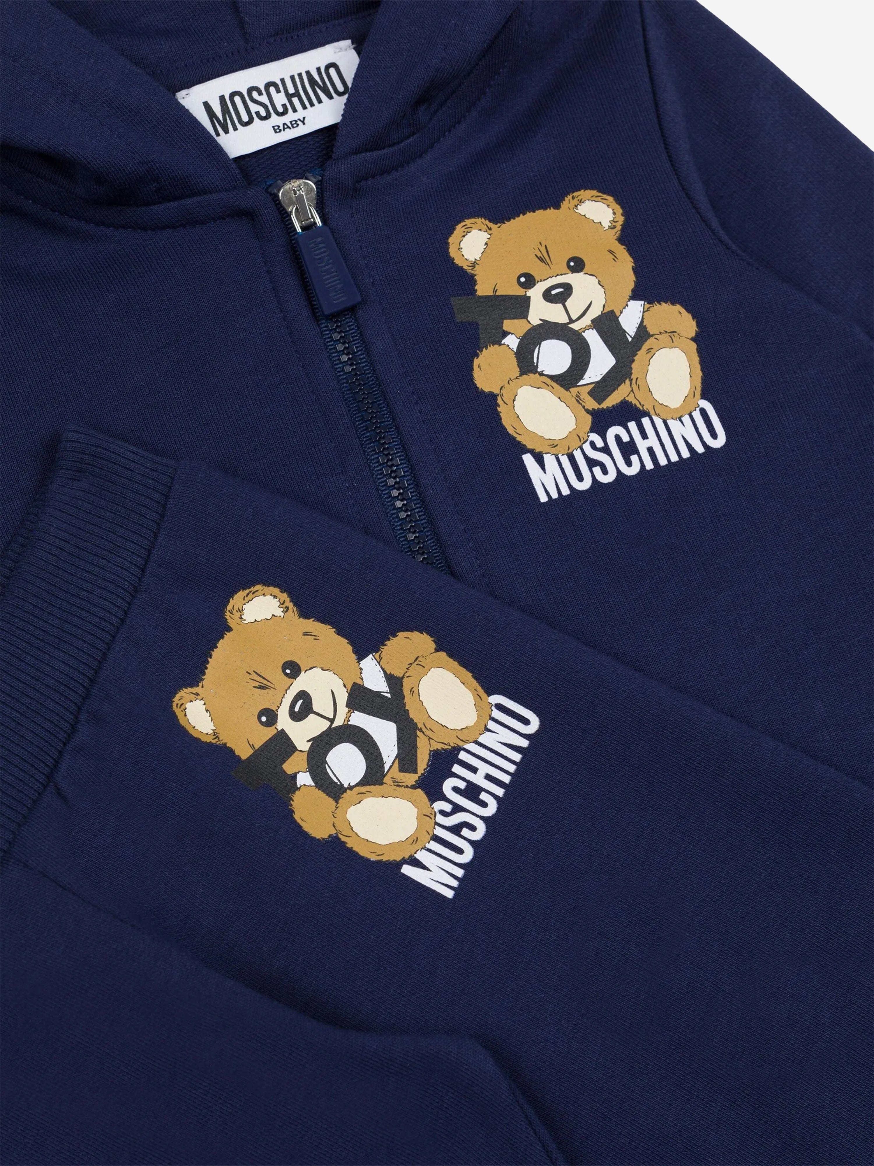Adorable Navy Baby Teddy Bear Tracksuit - Soft & Cozy Outfit for Infants | Perfect for Playtime, Photo Shoots & Winter Outings