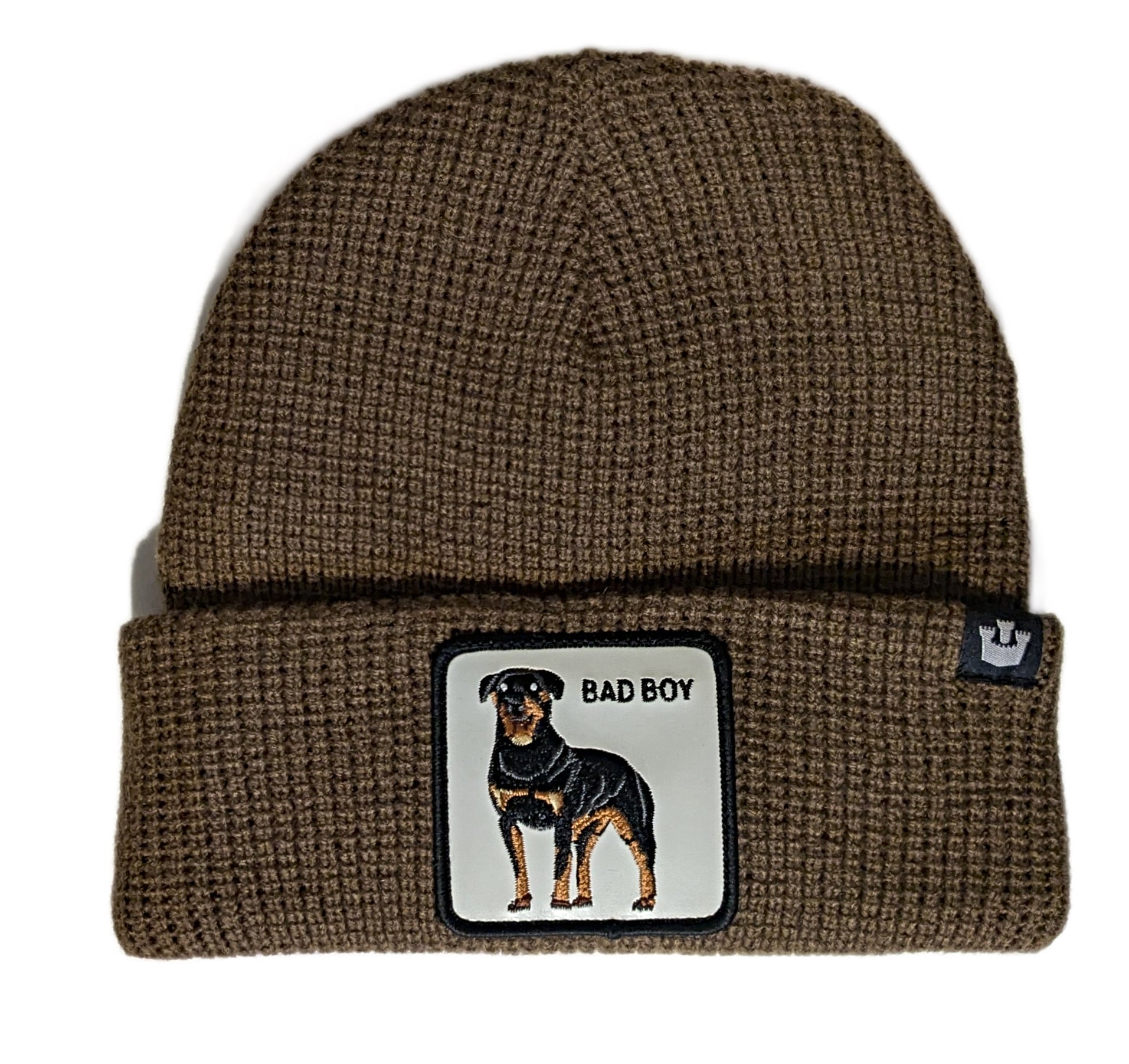 Goorin 'Ruff Stuff' Dark Brown Acrylic Knitted Beanie - Warm Winter Hat for Men & Women, Outdoor Activities & Casual Wear