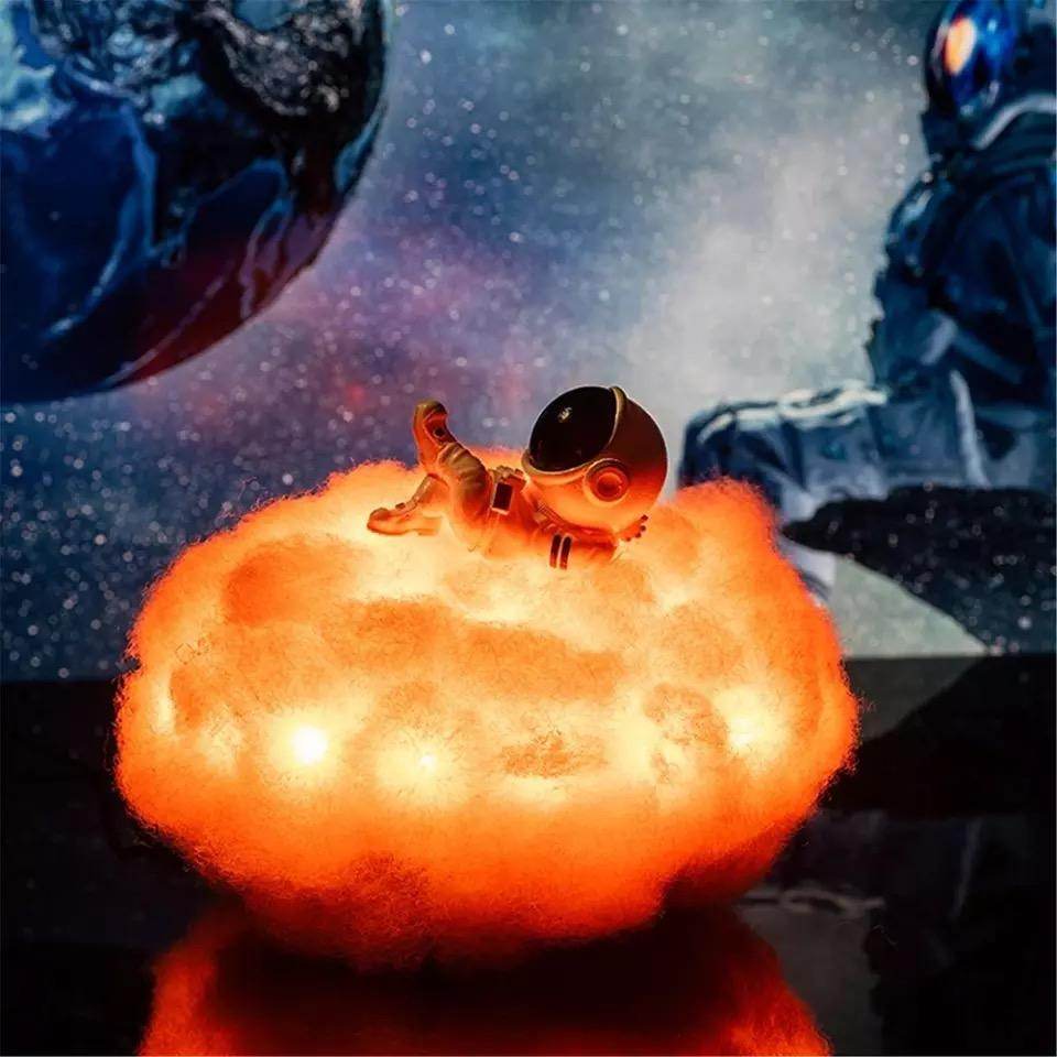3D Astro Cloud Lamp with Remote Control - Galaxy Night Light for Kids & Adults - Perfect for Bedroom, Nursery, and Relaxation Spaces
