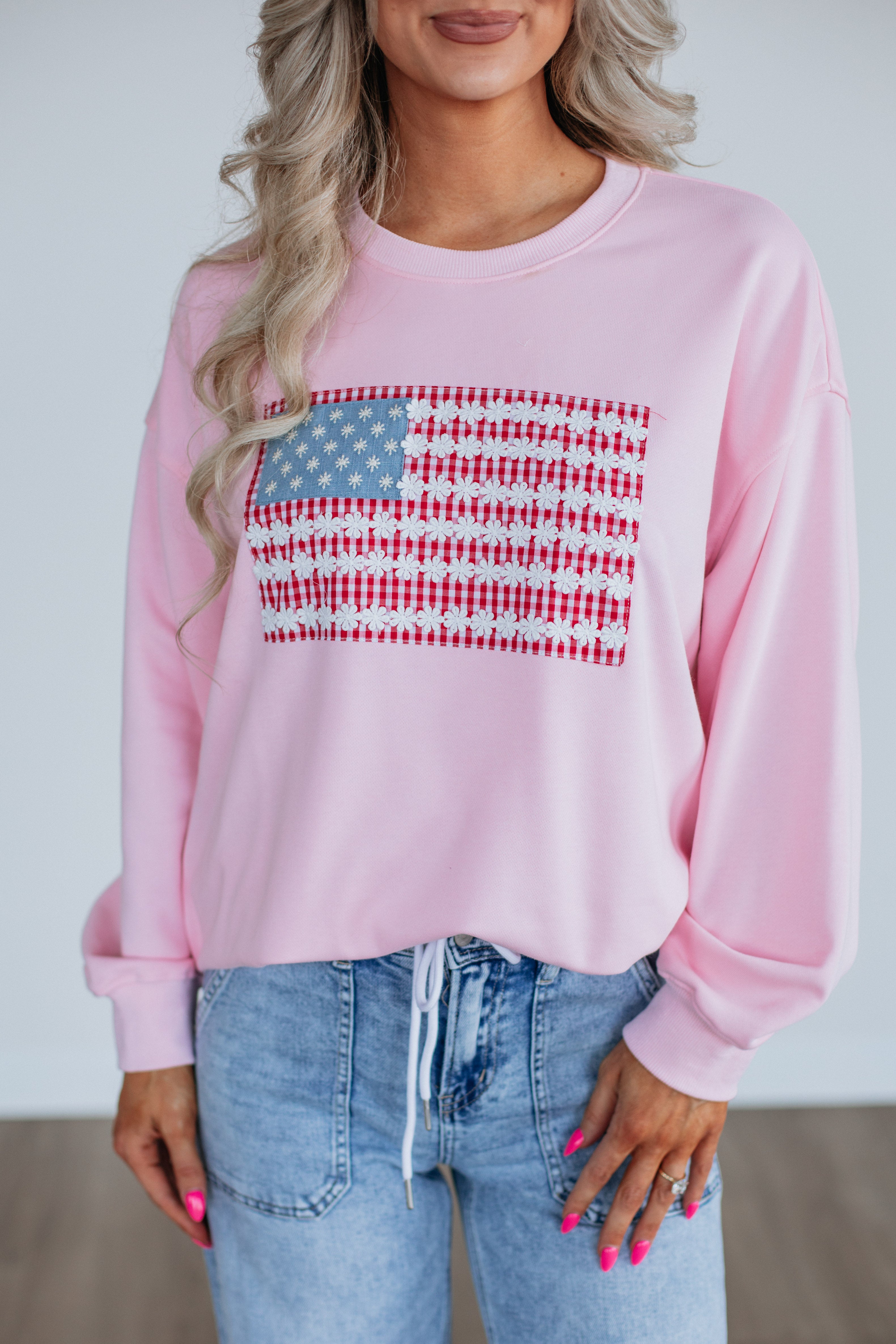 Independence Bae Sweatshirt - American Flag Patriotic Pullover Hoodie for Women | Perfect for 4th of July, Memorial Day & Casual Outfits