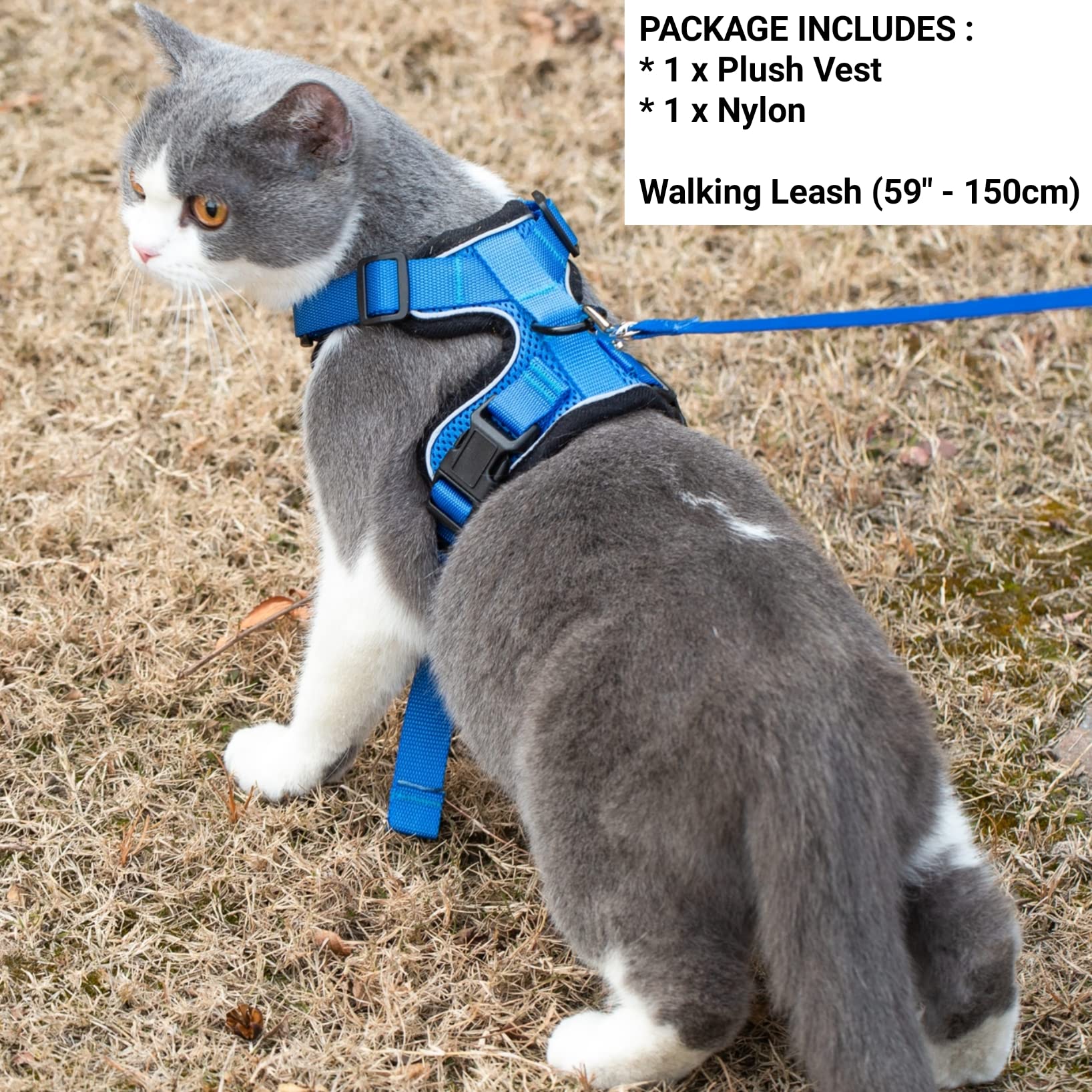 Mr. Peanut's PurrTrek Reflective Cat Harness and Leash Set - Small Pink Adjustable Safety Vest for Outdoor Adventures, Night Walks & Travel with Your Feline Friend