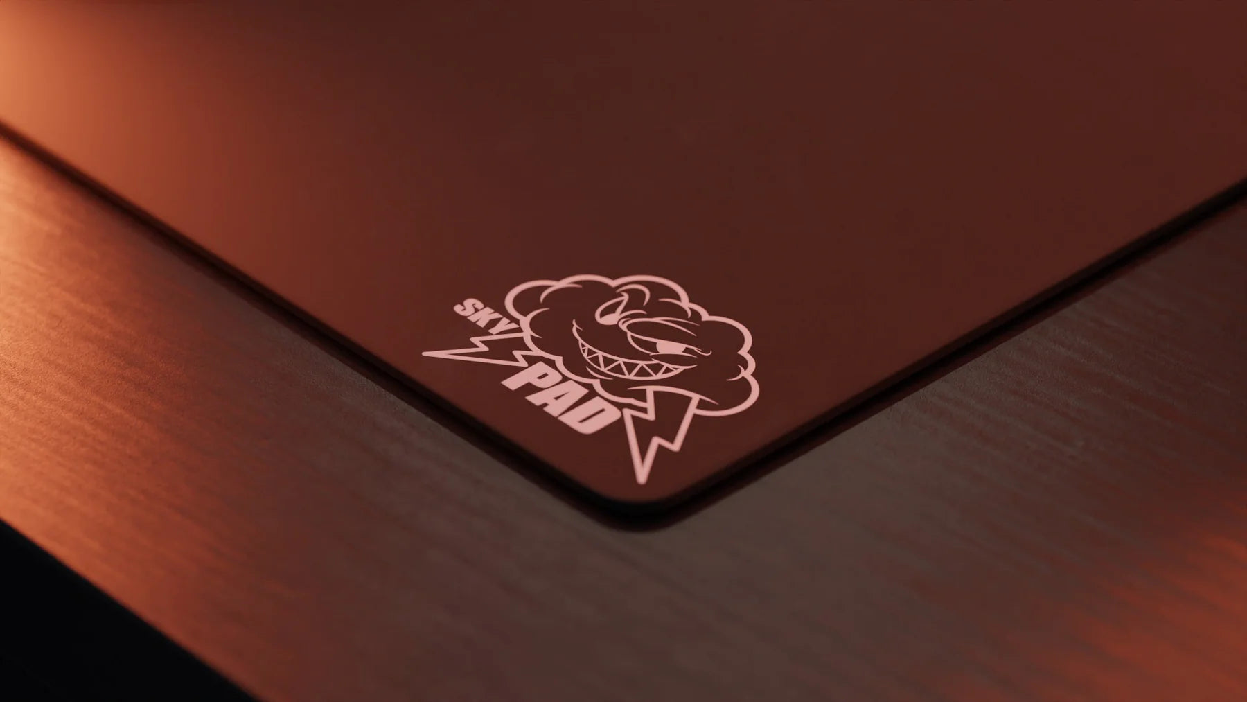 SkyPAD Glass Mouse Pad 3.0 Large - Ultra Smooth Gaming Mousepad for PC & Mac - Perfect for Esports, FPS & Office Work (Black Cloud)