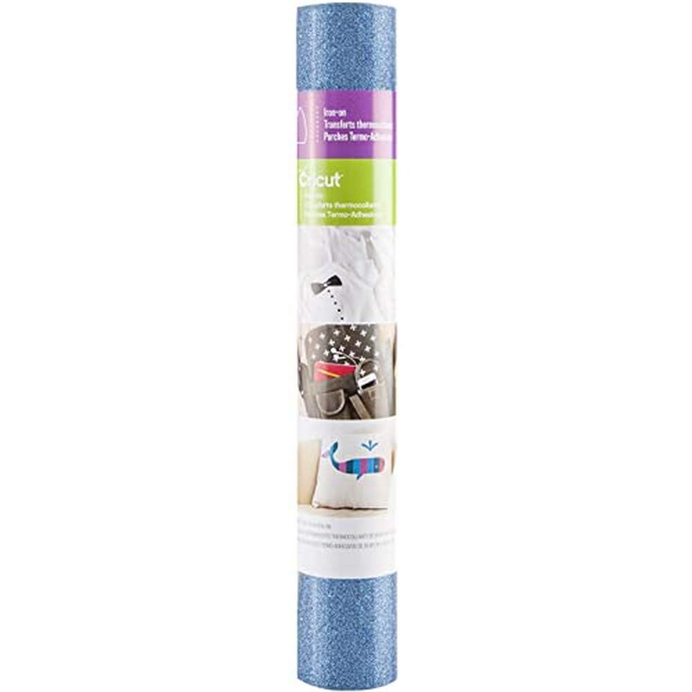 Cricut Glitter Iron On HTV Heat Transfer Vinyl - Royal Blue (12