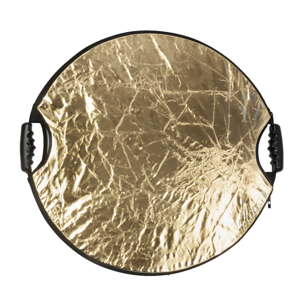 5-in-1 60cm Photography Light Reflector with Grip Handles - Perfect for Portrait, Product, and Outdoor Photography