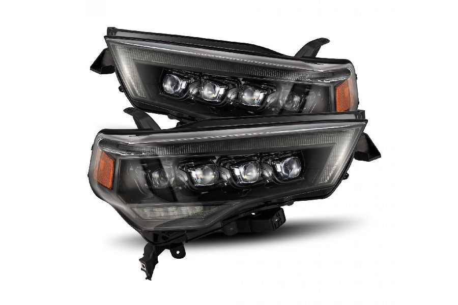 2014-2022 Toyota 4Runner AlphaRex MK II Nova Series LED Projector Headlights - Black | High-Performance Lighting Upgrade for Off-Road & Night Driving