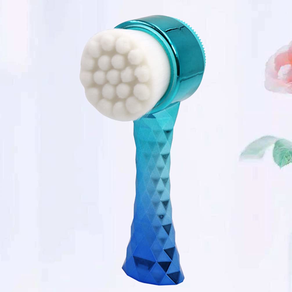 Professional Double-Sided Facial Brush - Pore Cleaner & Blackhead Remover Tool for Deep Exfoliation & Skin Massage | 3D Face Scrubber for Spa & Home Skincare Routine