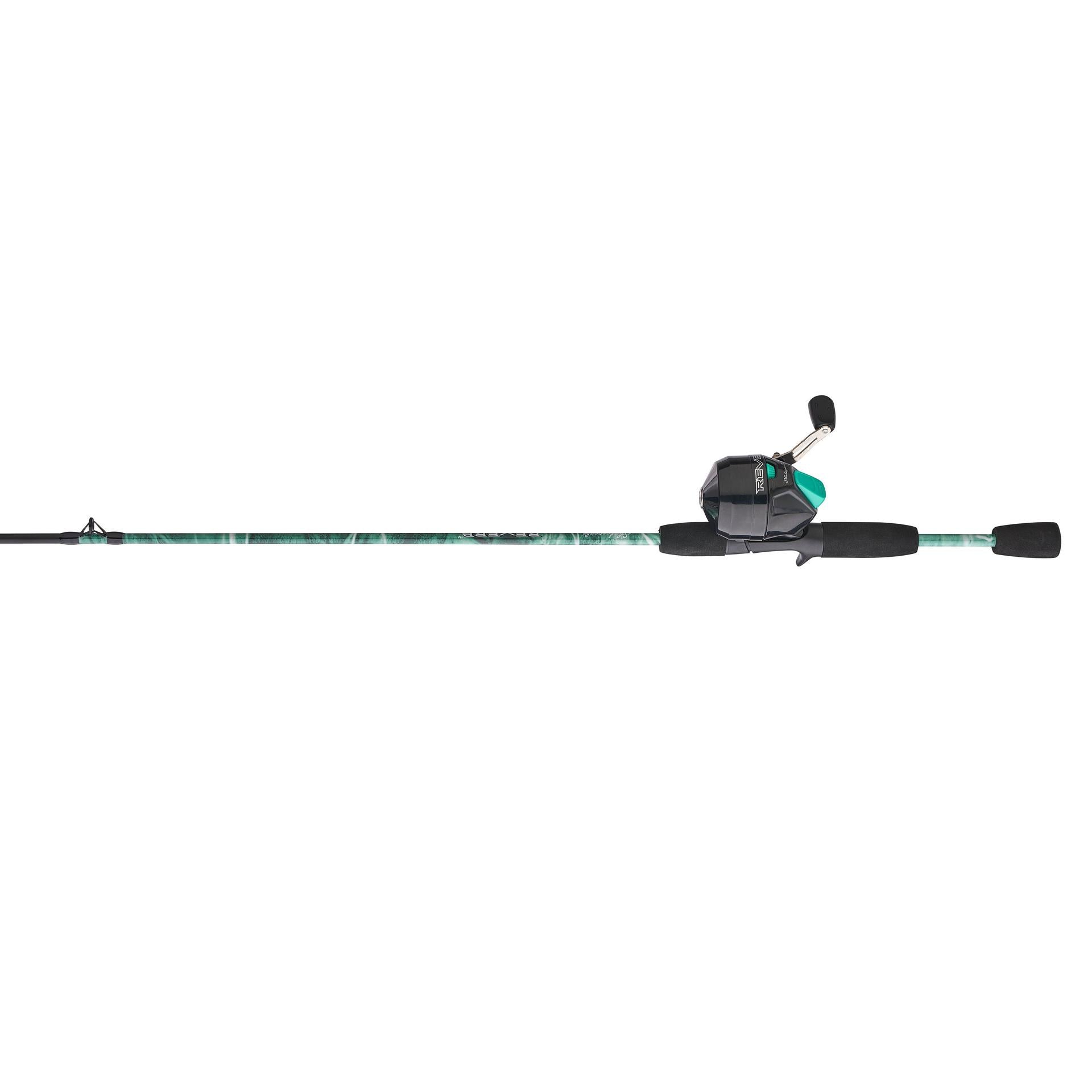 Mossy Oak Camo Spincast Fishing Reel Kit - Perfect for Freshwater & Saltwater Fishing, Outdoor Adventures, and Camping Trips