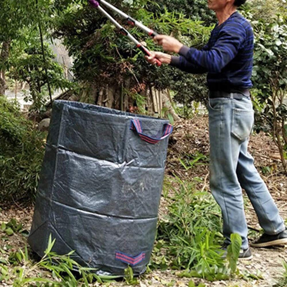 272L Large Capacity Reusable Garden Bag with Handles - Foldable Leaf Trash Bag for Yard Waste Collection & Storage (1pc) - Perfect for Gardening, Landscaping & Outdoor Cleanup