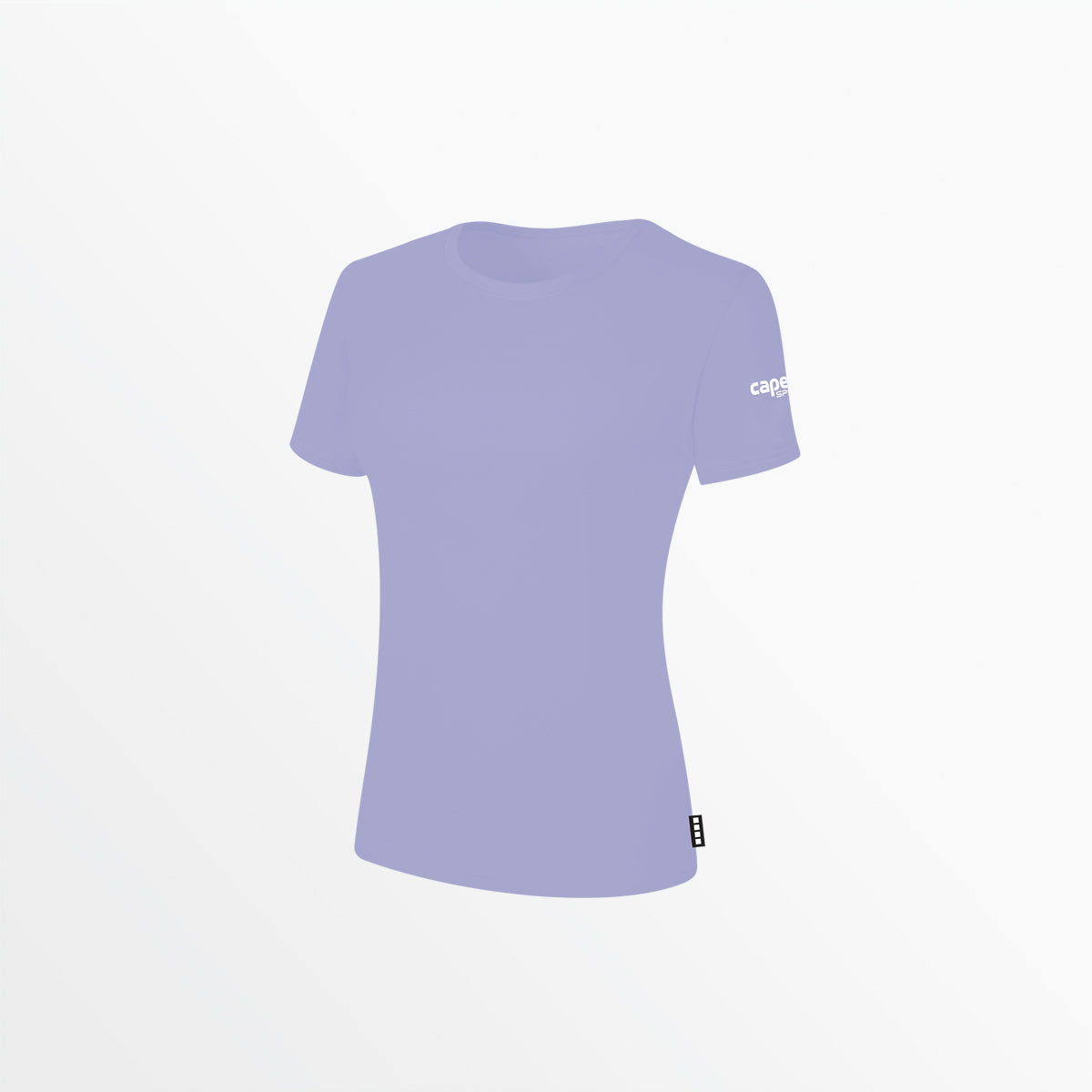 Women's Basic Short Sleeve T-Shirt with Logo Print - Casual Everyday Wear & Layering Essential