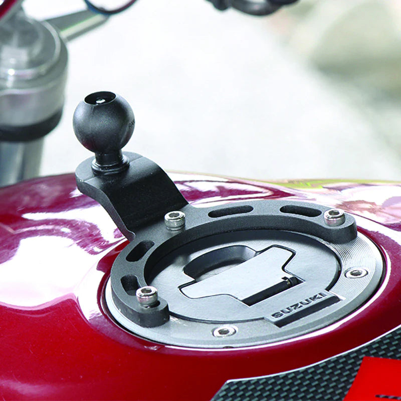RAM B-410U Motorcycle Gas Tank Mount Bracket - Universal Fit for Most Bikes - Perfect for GPS, Phone & Accessories - Durable Motorcycle Riding Gear for Adventure & Commuting