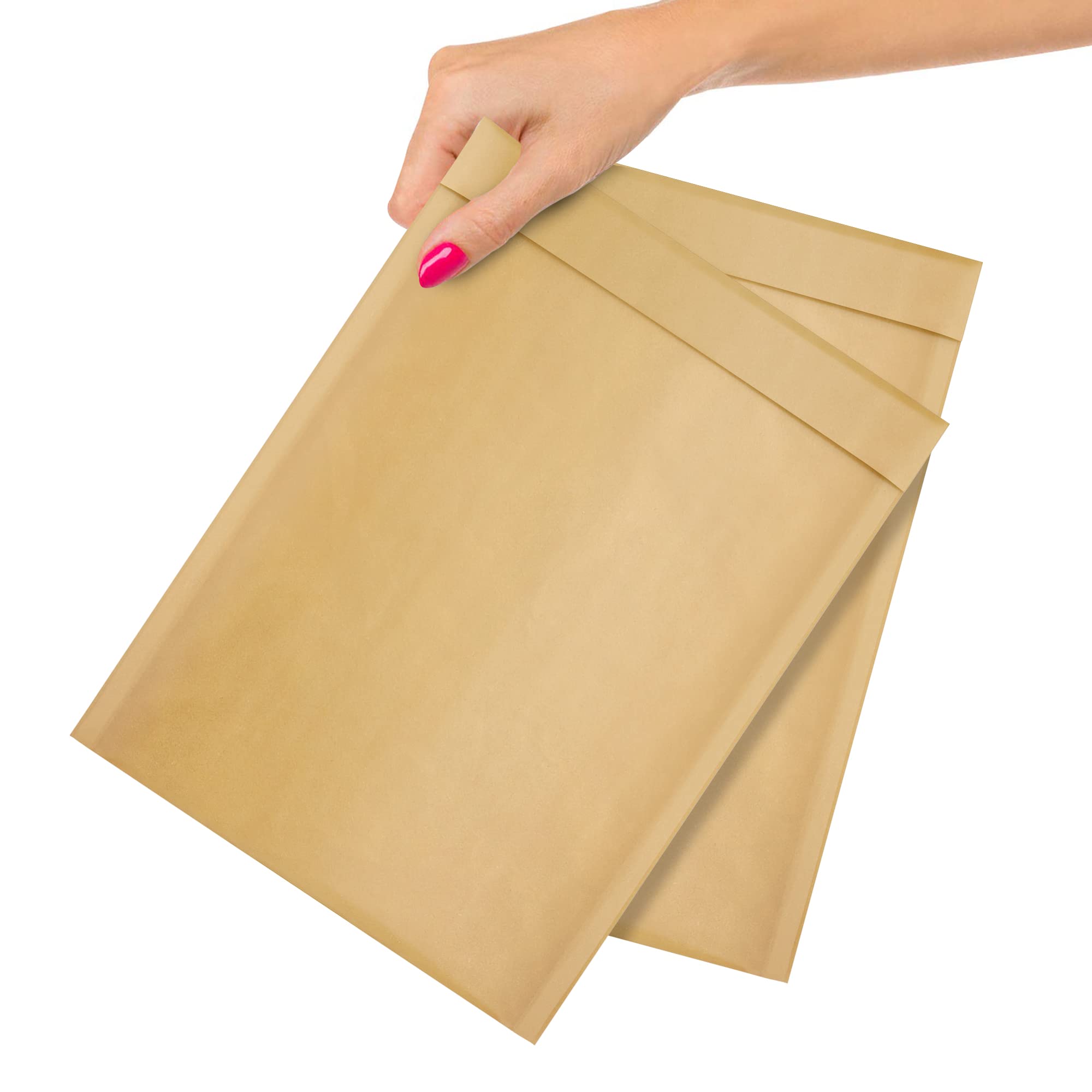 ABC PACK & SUPPLY 7.25 x 11 Inches Kraft Bubble Mailers - Pack of 440 Brown Self-Seal Padded Envelopes with Bubble Cushioning & Self-Adhesive Tape - Perfect for Shipping Small Items, Ecommerce Packaging, and Mailing Fragile Goods Safely