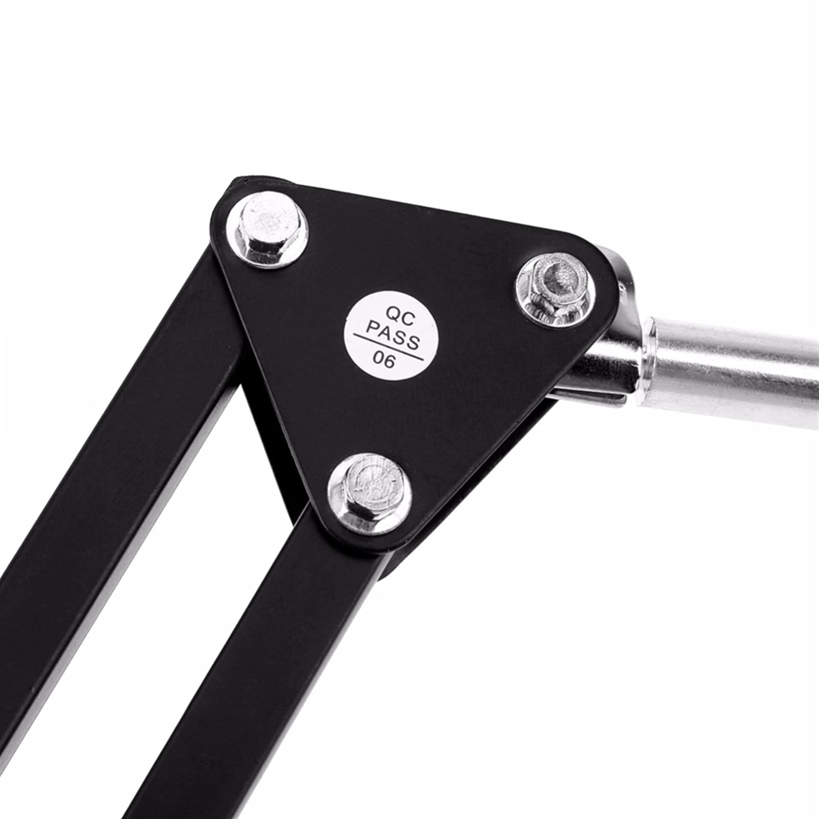 Premium Adjustable Metal Microphone Stand - Heavy Duty 2KG Load Capacity for Live Radio, Recording & Phone - Foldable Desk Stand Holder for Podcasting, Streaming & Studio Use