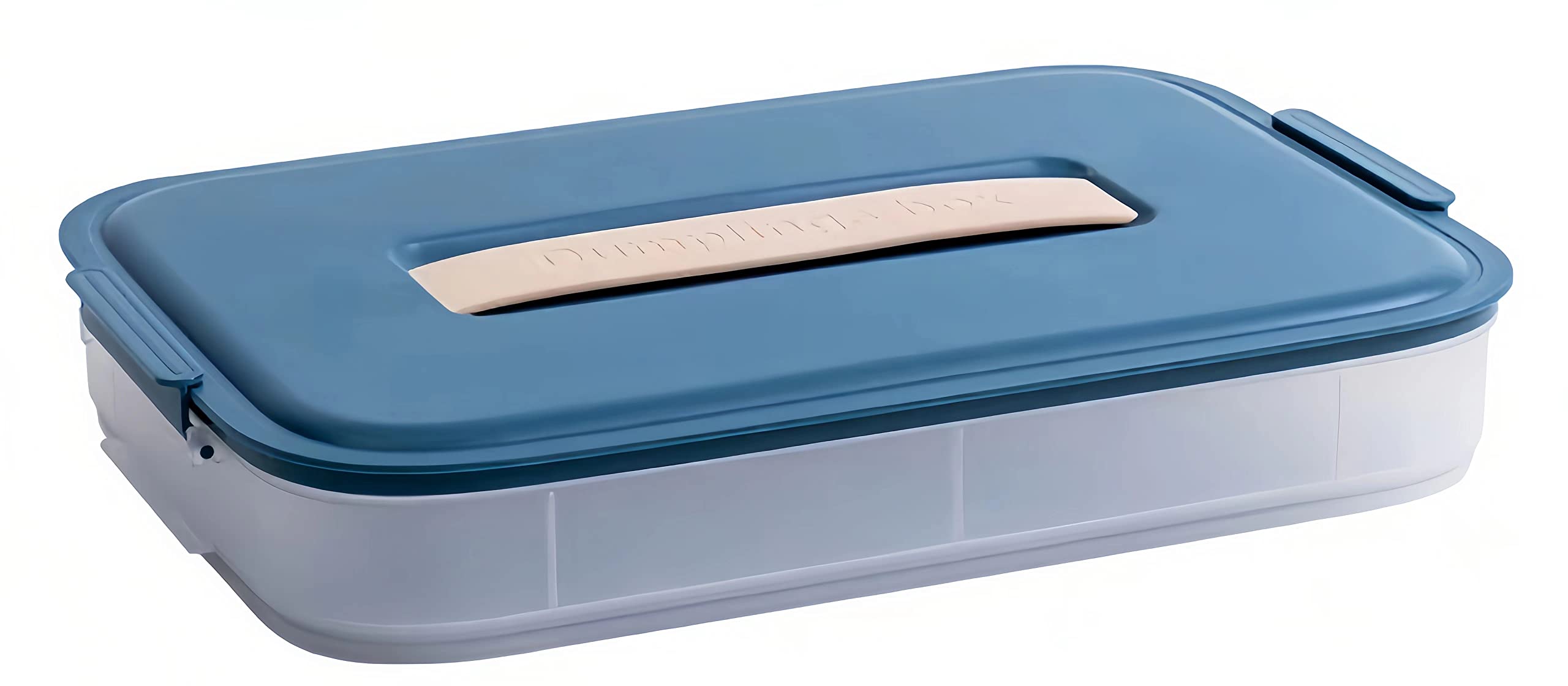 Airtight Plastic Bacon Keeper with Lids - Food Storage Container for Deli Meats, Cold Cuts & Cheese - Refrigerator & Freezer Safe - Low Profile Cookie Holder for Christmas Baking & Meal Prep Organization