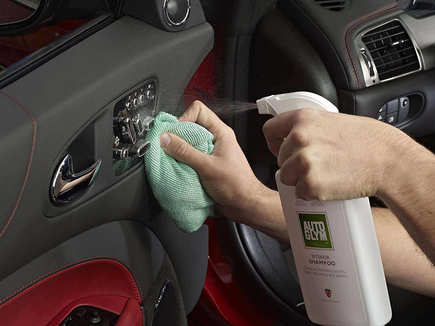 Autoglym Interior Shampoo - Premium Car Upholstery Cleaner for Leather & Fabric Seats | Deep Cleans & Protects | Ideal for Cars, Trucks & SUVs