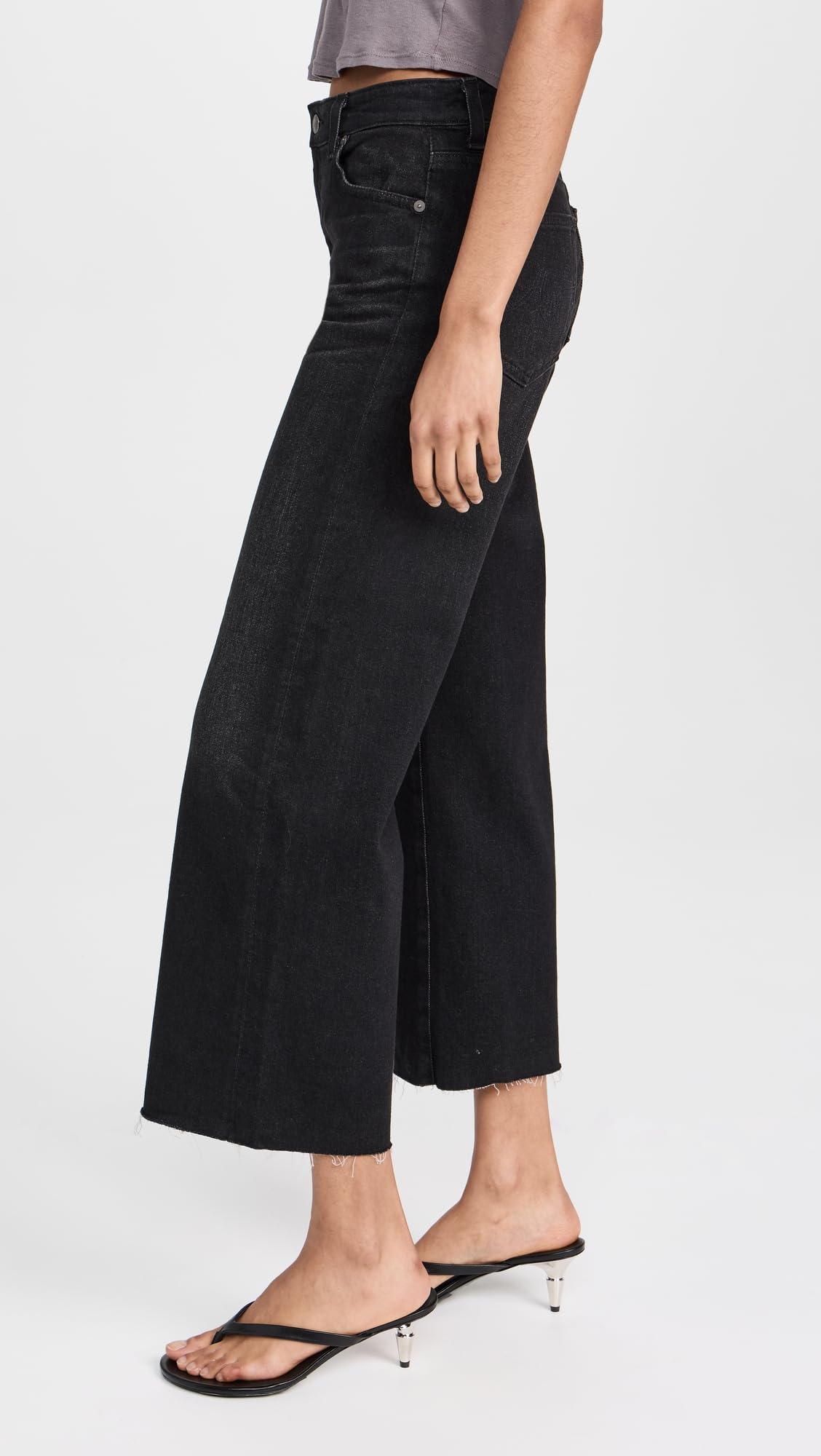 AG Adriano Goldschmied Women's Saige High Waist Wide Leg Jeans - Comfortable Stretch Denim Pants for Casual Wear & Everyday Outfits