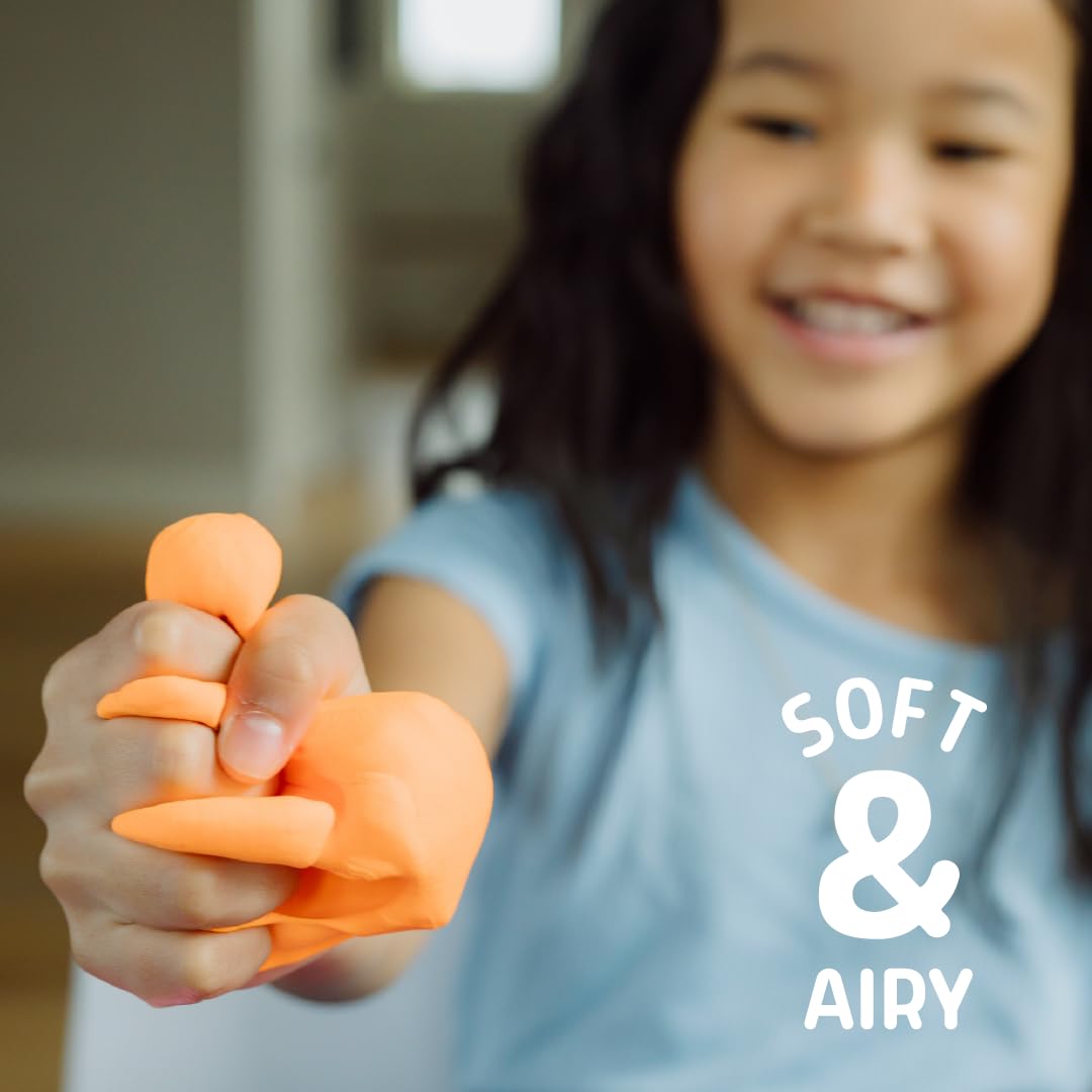 Whoa Dough Air Dry Modeling Clay - 12 Vibrant Cosmic Colors for Kids Arts & Crafts by Chuckle & Roar | Perfect for DIY Projects, School Activities & Creative Play