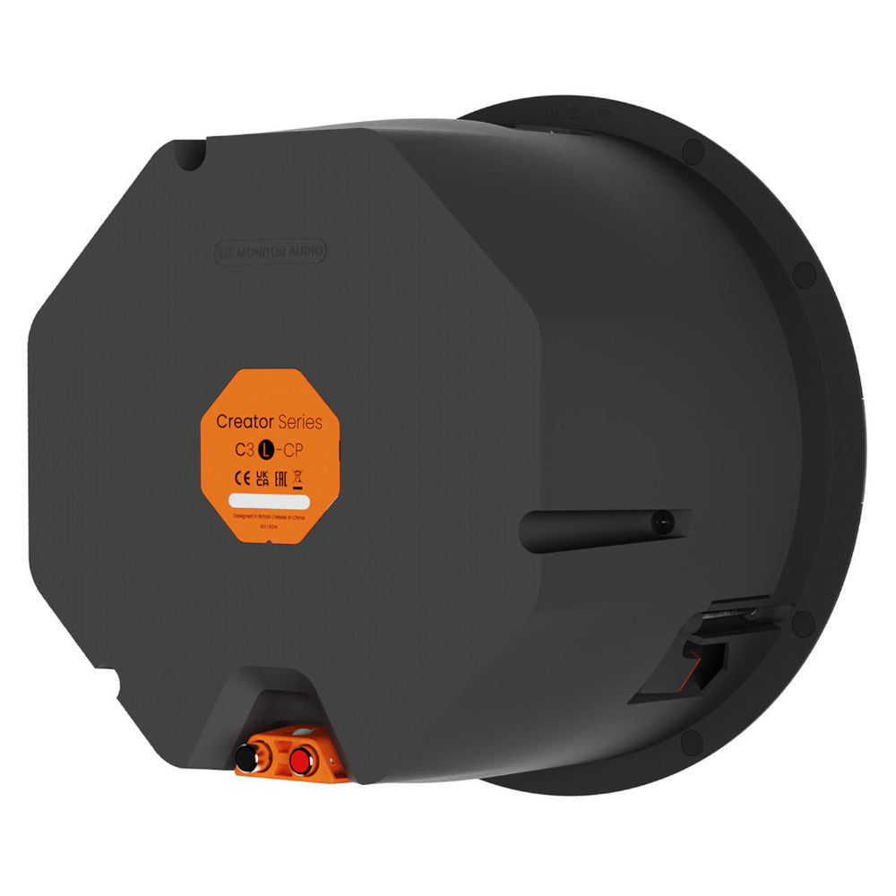 Monitor Audio Creator Series C3L CP In-Ceiling Speaker - High-Fidelity Home Audio System for Immersive Surround Sound in Living Rooms & Home Theaters