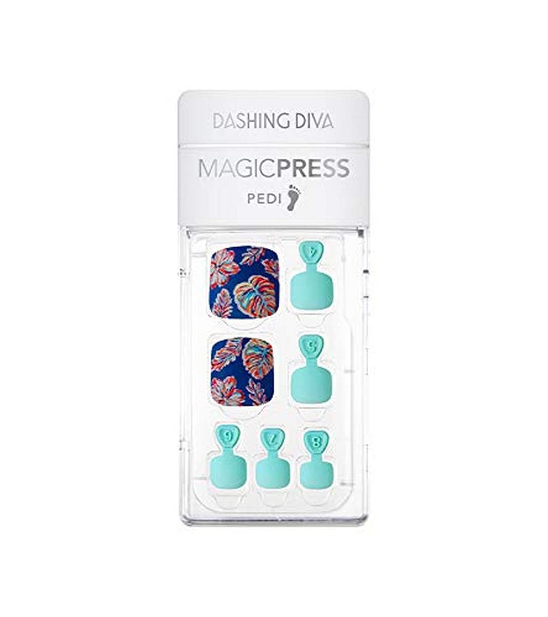 Dashing Divas MagicPress Paisley Dress Press-On Nails | Short Square Fake Nails | 30PCS Long Lasting Stick-On Nails Kit | Up to 7 Days Wear | Perfect for Day to Night, Parties, Weddings & Special Occasions