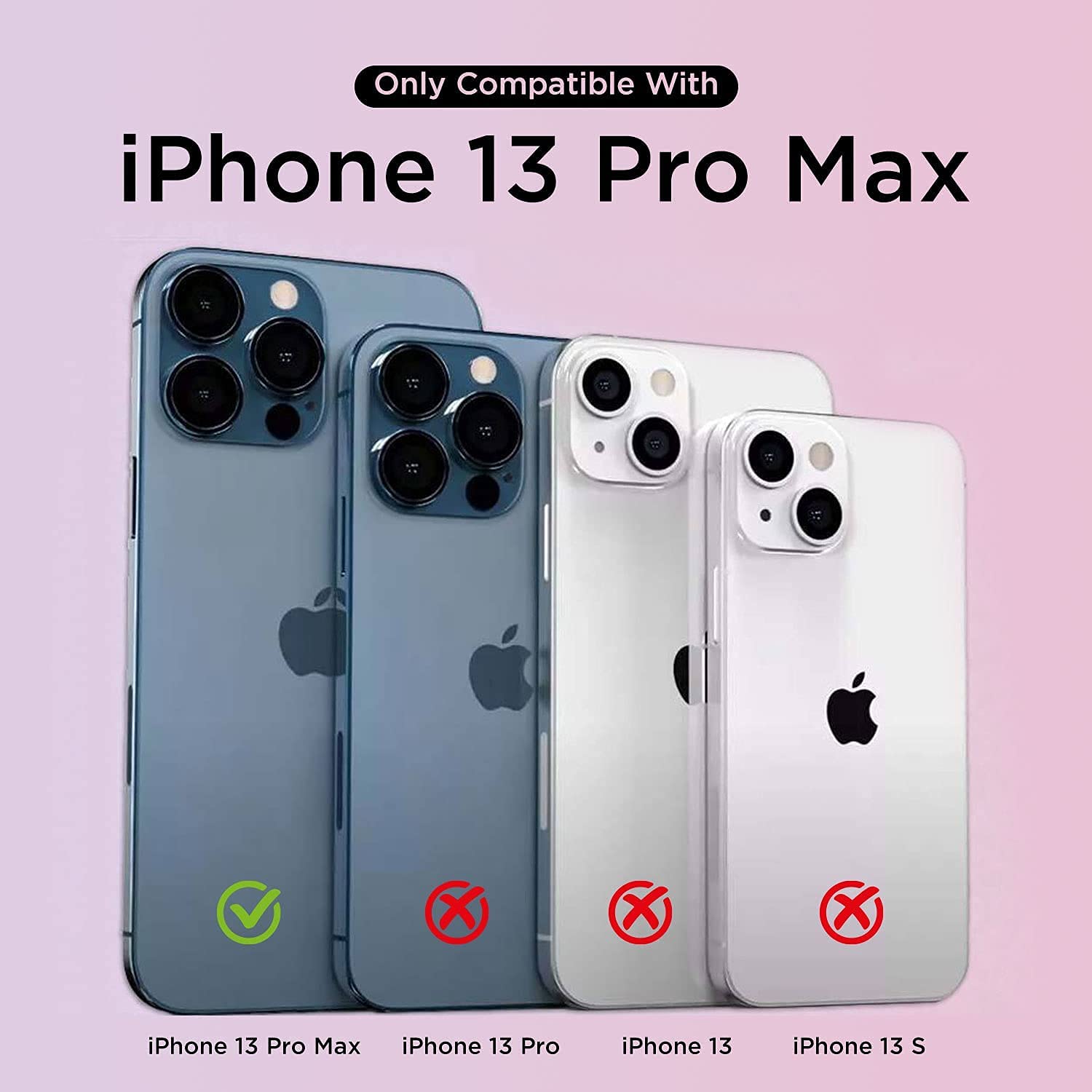 Premium iPhone 13 Pro Max Wallet Case with Built-in Card Holder & Credit Card Slots - Shockproof Protective Cover (Blue) - Perfect for Everyday Use, Travel & On-the-Go Convenience