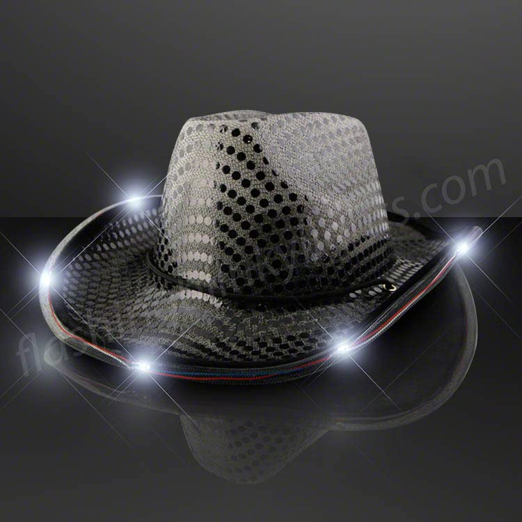 Flashing LED Cowboy Boots for Women - Light Up Western Style Boots for Parties, Raves & Country Music Festivals