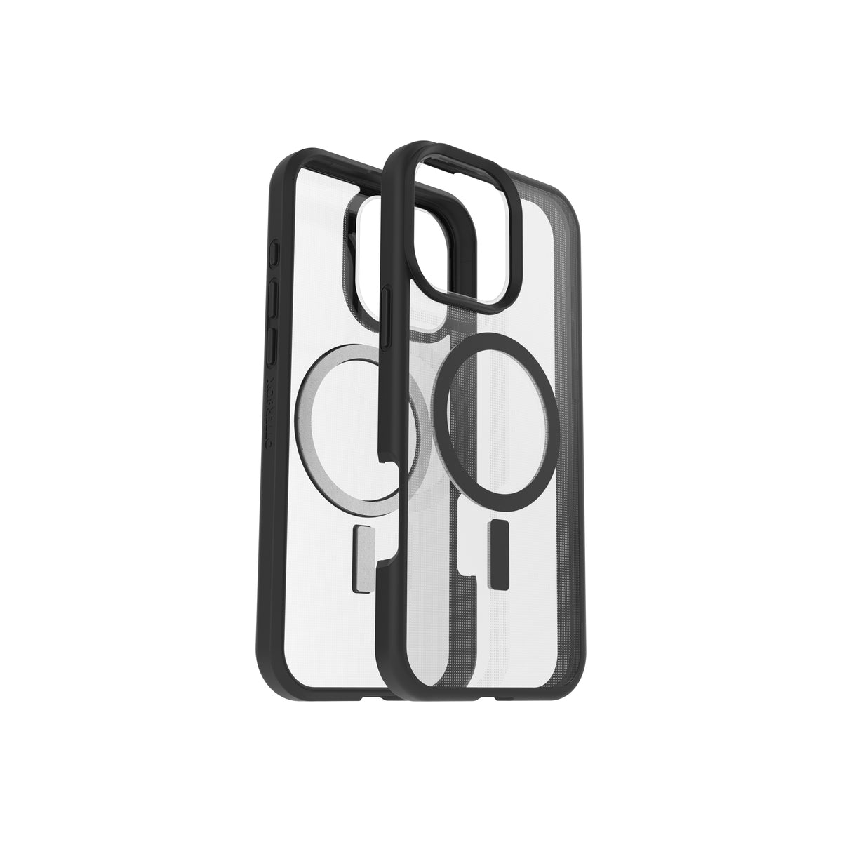 OtterBox SLEEK MagSafe Compatible Case for iPhone 16 Pro Max - Black Crystal | Slim Protective Cover with Wireless Charging Support | Perfect for Work, Travel & Everyday Use