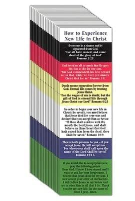 Plan of Salvation Bookmarks - Inspirational Religious Bookmarks for Bible Study, Church Services & Sunday School (Pack of 50) - Perfect Christian Gift & Church Supplies by Thelma's Shop